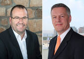 Martin Pfaff (l.), Leiter Vertrieb ITK & Systemhaus-Lösungsgeschäft bei Herweck, und Nordanex-Geschäftsführer Ralph Warmbold (Bild: Nordanex)