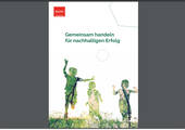 Cover der neuen Nachhaltigkeitsbroschüre von Elco: Orientierung an den Prinzipien der UN Global Compact Resolution. (Bild: Elco)