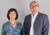 Das neue Geschäftsführungsduo: Barbara Kuriczak (l.) und Roland Hollstein (Bild Grundig Business Systems)