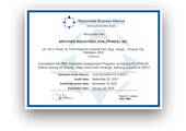 Die Platin-Zertifizierung der Brother-Produktionsstätte auf den Philippinen ist bereits die dritte RBA-Zertifizierung für die Brother-Gruppe.