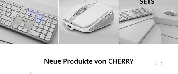 IT-Zubehör-Hersteller mit Produktion in Deutschland: Cherry will Wachstumspotenziale erschließen. (Bild: Screenshot Website)