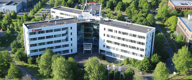 Firmensitz von Canon Deutschland in Krefeld – Foto: Canon
