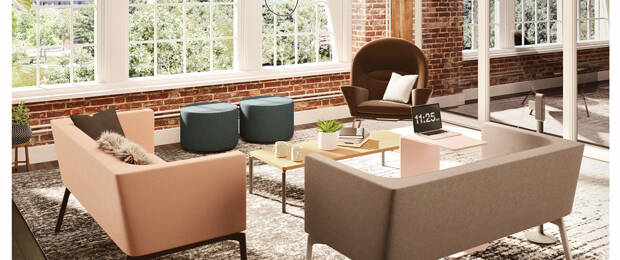 Bolia steht für nordische Design-Traditionen, nachhaltige Materialien und hochwertige Handwerkskunst und ergänzt das Portfolio von Steelcase um Produkte wie Sofas, Sessel und Tische. (Bild: Steelcase)