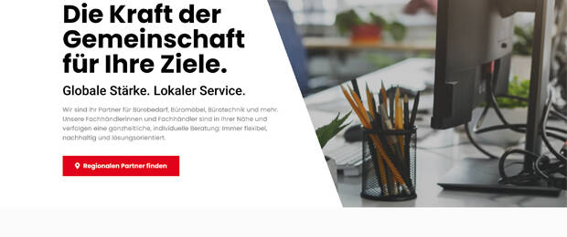 Händlergruppe OfficeStar Europe stellt neuen Internetauftritt vor (Bild: Screenshot Website)