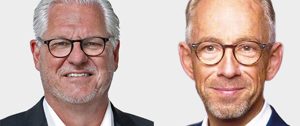 Die beiden Büroring-Vorstände Axel Hennemann (l.) und Kai-Uwe Heuer