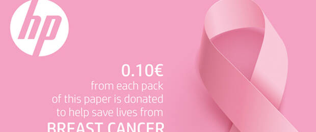 Die Pink Ream-Kampagne wurde 2017 in Europa ins Leben gerufen. Ihr Erkennungszeichen ist ein spezielles Ries-Verpackungsdesign für HP-Office-Papiere (Bild: International Paper)
