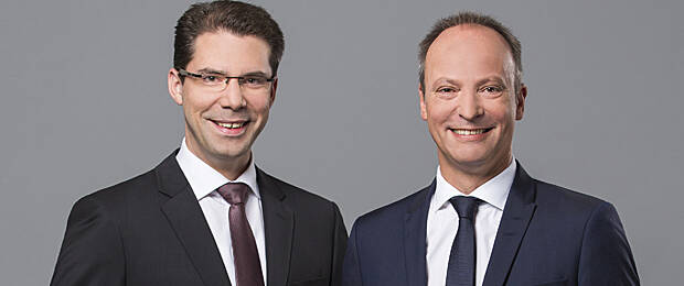 Die beiden Büroring-Vorstände Ingo Dewitz (r.) und Jörg Schaefers