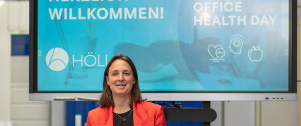 Rund fünfzig Unternehmer und Entscheider aus der Region konnte Carolin Höll, Geschäftsführerin beim Baden-Badener Fachhandelsunternehmen Horst Höll, bei diesjährigen Office Health Day begrüßen. (Foto: Höll)
