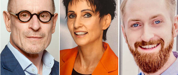 Geschäftsführungsteam der winwin Finance: (v.l.) Roland Müller, Claudia Müller und Florian Nasser