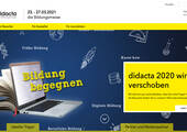 didacta 2021: Verstärkter Austausch gerade im Bildungsbereich gefragt. (Bild: Screenshot didacta-messe.de)