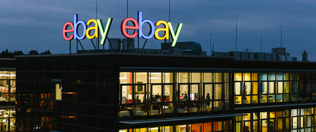 eBay in Dreilinden bei Berlin: Viele gewerbliche Händler aus Deutschland sind auf der Plattform präsent. (Bild: eBay)