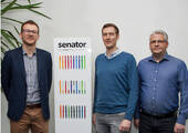 Drei neue Mitarbeiter verstärken das Senator-Team (von links): Michael Göbel, Andreas Vorbeck und Federik Becker