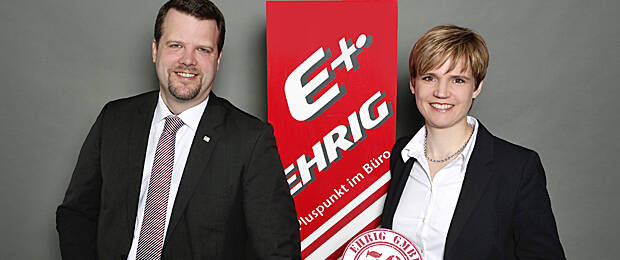 Die Ehrig-Geschäftsführer Kerstin Ehrig-Wettstaedt und Torsten Ehrig
