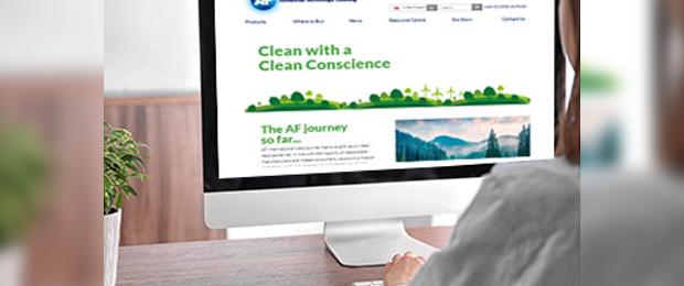 AF International stellt das Umweltengagement unter anderem auf der eigenen Website vor. (Bild: AF)