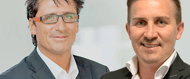 Freuen sich über die Ausweitung des KI-Lösungsportfolios: Frank Eismann (l.) und Christoph Hinseln.