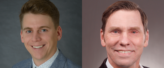 Verstärkung für den Fellowes-Vertrieb: Christian Dix (links) und Bernd Opitz