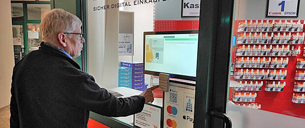 Auch in der Bamberger Filiale von Tintenfuzzy können Kunden nun komplett digital und kontaktlos einkaufen. (Bild: Tintenfuzzy)