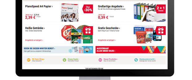 Viking-Homepage: Office Depot optimiert seine Online-Shops. (Monitor: Thinkstockphotos 451248909)