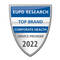 Siegel „Top Brand Corporate Health“: steht für empfohlene und qualitativ hochwertige Dienstleister (Bild: EUPD)