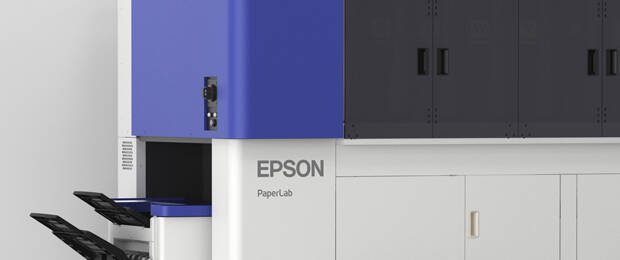 „PaperLab“ ermöglicht die Umwandlung von Altpapier in neues Papier – einen Prototypen will Epson auf der CeBIT in Hannover präsentieren.