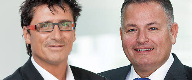 WinWin-Vorstandssprecher Frank Eismann (l.) und Boris Hose, Geschäftsführer bei business//acts