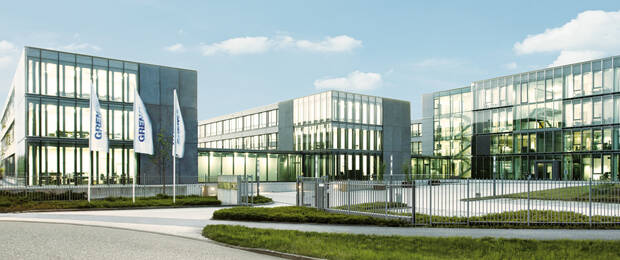 Grenke am Firmensitz in Baden-Baden: Leasingneugeschäft im dritten Quartal durch Lieferengpässe beeinträchtigt (Bild: Grenke AG)