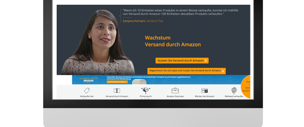 Screenshot der Serviceseite von Amazon: Händler müssen für den Service „Versand durch Amazon“ künftig mehr zahlen. (Monitorbild: Nerthuz/iStock/GettyImages)