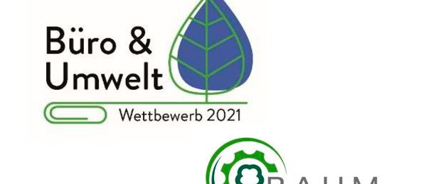 Für den Wettbewerb „Büro & Umwelt“ sind noch Bewerbungen bis zum 31. August möglich. (Logo: B.A.U.M.)