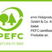 Das PEFC-Siegel für e+m Holzprodukte
