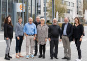 Gesellschaftertagung der PBS Marketing Group in Heilbronn (v.l.): Linda Schreiber, Anna Biedersberger, Dirk Freimund, Wolfgang Thalwitzer, Christa Biedersberger, Hajo Kaechelen, Helmut Schreiber und Nina Jacobasch