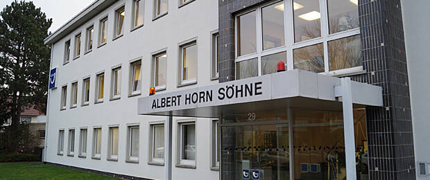 Auf Sanierungskurs: Albert Horn-Firmensitz in Hochheim bei Frankfurt