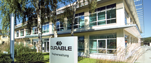 Besonderes Firmenjubiläum: Durable-Firmensitz in Iserlohn. (Bild: Durable)