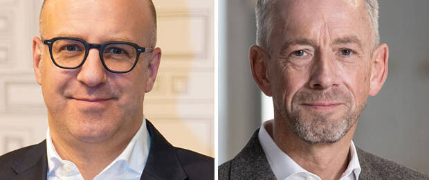 Freuen sich über den Ausbau der Kooperation: EK-CEO Martin Richrath (li.) und Büroring-Vorstand Kai-Uwe Heuer.