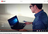 Screenshot aus dem YouTube-Video von Dell: Reparaturen leicht gemacht mit der AR-Assistant-App (Bild: Screenshot YouTube)