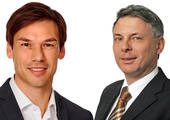 Medium-Geschäftsführer Andreas Ruhland (l.) und Hartmut Becker, Head of Central Europe bei Promethean