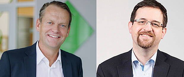 Thomas Valjak (r.) und Michael Lang verantworten künftig das Lexmark-Geschäft in der DACH-Region. (Bild: Lexmark)