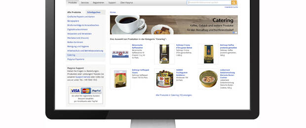 Papyrus reduziert Servicepauschale für seinen E-Shop (Monitor: ThinkstockPhotos 166011575)