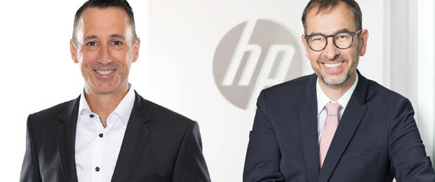 Adrian Müller (l.) wird Geschäftsführer von HP Deutschland. Er folgt auf Bernhard Fauser, der als Managing Director Central and Eastern Europe bei HP die Verantwortung für 17 zusätzliche Länder übernommen hat.