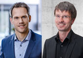 Freuen sich auf die Zusammenarbeit: Christian Weiss (l.), Geschäftsführer der Nordanex, und Bensegger-Geschäftsführer Andreas Bensegger. (Bild: Soennecken/Bensegger)