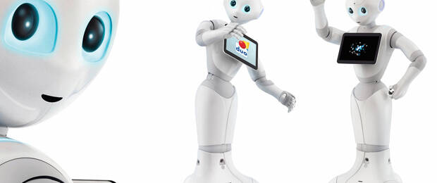 Spielt eine tragende Rolle beim duo-Konzept „Fachhandel 4.0“: der Roboter „Pepper“