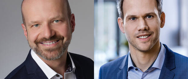 Freuen sich über die verstärkte Zusammenarbeit: Nordanex-Geschäftsführer Christian Weiss (r.) und Peter Neumeier, Channel Sales Director DACH bei ESET. (Bilder: Nordanex, ESET)