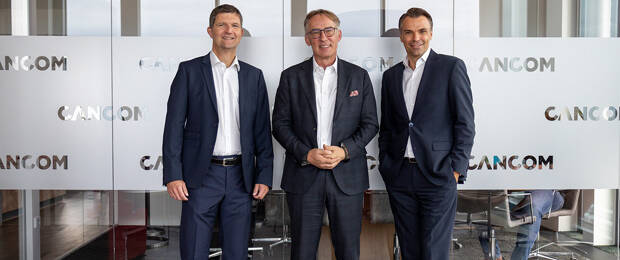 Der Cancom-Vorstand (v.l.): Thomas Stark (CFO), Rüdiger Rath (CEO), Jochen Borenich (CSO)