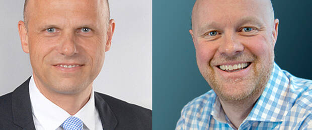 Freuen sich auf die Zusammenarbeit: Armin Alt (l.), Geschäftsführer von perform IT, und Asolvi-CEO Pål Rodseth (Bild: Asolvi / perform IT)