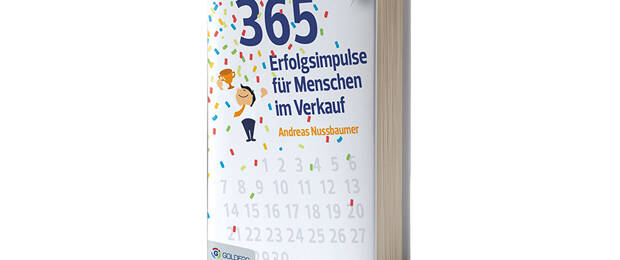 Buchcover von „365 Erfolgsimpulse für Menschen im Verkauf“: Ratgeber für das ganze Jahr