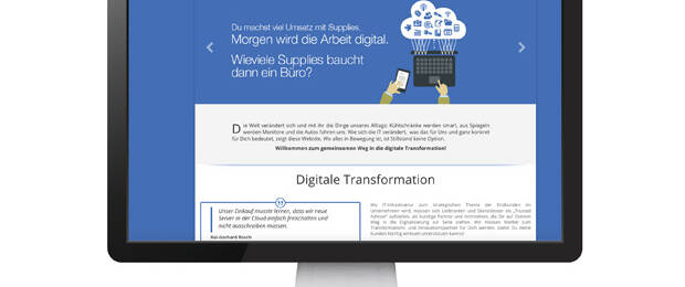 Die neue Wissensplattform www.think-digital.expert (Screenshot) von Ingram Micro informiert über Geschäftsmodelle rund um die digitale Transformation.