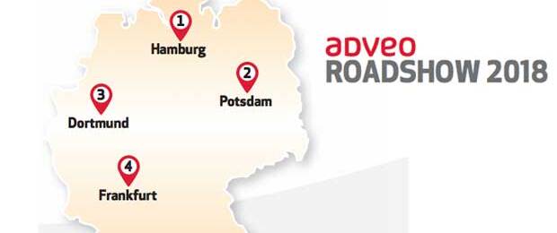 Adveo veranstaltet in diesem Jahr eine Roadshow in Deutschland und Österreich