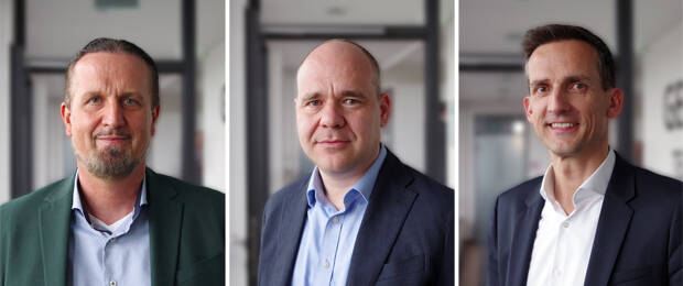 Mit einer Dreiteilung des Vertriebs will Ricoh Deutschland seinen Fokus auf Kunden und Markt weiter schärfen: (v.l.) David Warnecke, Commercial Director Direct Sales, Tobias van Wickeren, Commercial Director Partner Sales, und Torsten Lips, Commercial Dir