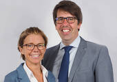 Simone Schroers, Geschäftsführerin MHS, und Christian Schulte, Geschäftsführer THS (Bild: THS-Gruppe)