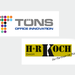 Kundenübergabe: das Fachhandelsunternehmen Töns hat die Sparte Bürotechnik der Firma Koch aus Walldorf übernommen. (Bild: Töns)