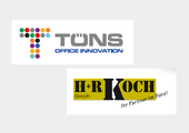 Kundenübergabe: das Fachhandelsunternehmen Töns hat die Sparte Bürotechnik der Firma Koch aus Walldorf übernommen. (Bild: Töns)